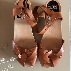 Swedish Hasbeens Leather Sandals